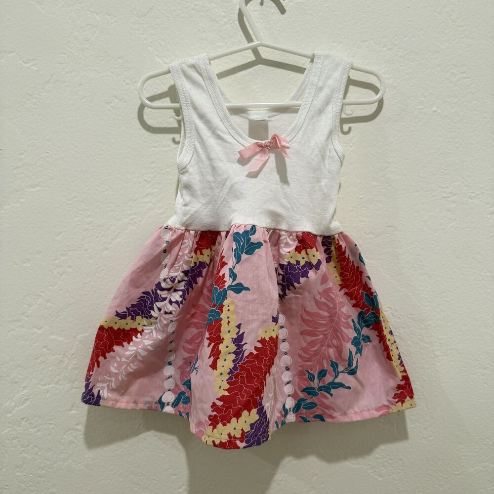 Daydreamers Baby Girl Dress S Small 3-6 Months White Pink Spring Summer